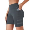 thumbnail image 2 of COMVALUE Women's 5''/7''/9'' Swim Shorts UPF 50+ High Waisted Board Shorts with Pockets Liner Quick Dry Swimsuit Bottoms (Grey, XXL), 2 of 7