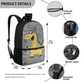 thumbnail image 4 of Uorisanigo Kids School Backpack with Padded Straps, Dinosaur Print School Bag for Boys 6-12 Year Old, Durable Lightweight Multifunctional Large Capacity Universal Fit Schools, Travel & Sports, 4 of 6