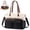 Black-beige-brown, variant on Lunch Tote Bag for Women, Work Bags with Insulated Lunch Compartment, 15.6 Inch Laptop Bag with Large Cup Holder, Teacher Nurse Tote Handbag with Multi Pockets for College, Office, Travel