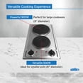 thumbnail image 2 of Parrilla Eléctrica Summit CSD2B115 12" 2 Quemadores 115V, 2 of 7