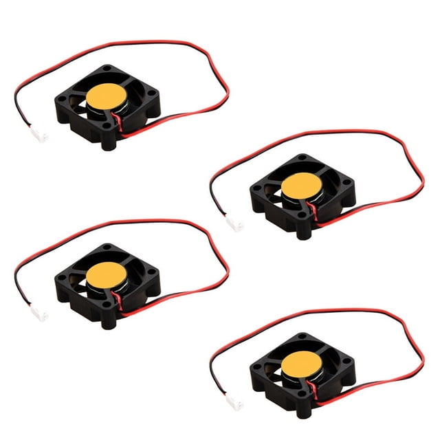Ventilador de refrigeración CC sin escobillas 3010S, 12 V, 0,06 A, 30 mm x 30 mm x 10 mm, 4 unidades