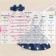 thumbnail image 3 of Bovxnpu Girls Boys Outfits Set Kids Short Sleeve Crewneck Romper Print Suspender Skirt 3Pc with Headband Set, 3 of 8