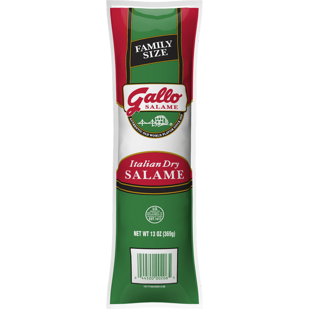 Gallo® Salame Italian Dry Salame Chub Deli Lunch Meat, Family Size, 13