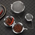 thumbnail image 4 of Daupanzees 15PCS Upgraded Tea Infuser for Loose Tea, Reusable Premium Tea Strainer, Extra Fine Mesh Tea Steeper, Stainless Steel Tea Ball Infusers for Herbal Seasonings Small, 4 of 7