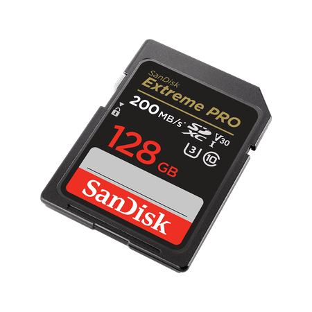 128GB SDXCカード SDカード SanDisk サンディスク Extreme PRO Class10 UHS-I U3 V30 4K R:200MB/s W:90MB/s 海外リテール SDSDXXD-128G-GN4IN ◆メ