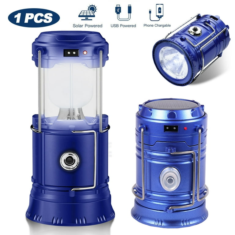 2 Pack Camping Lantern 500 Lumens Collapsible Portable LED Lantern for  Emergency, Hurricane, Storms, Outage