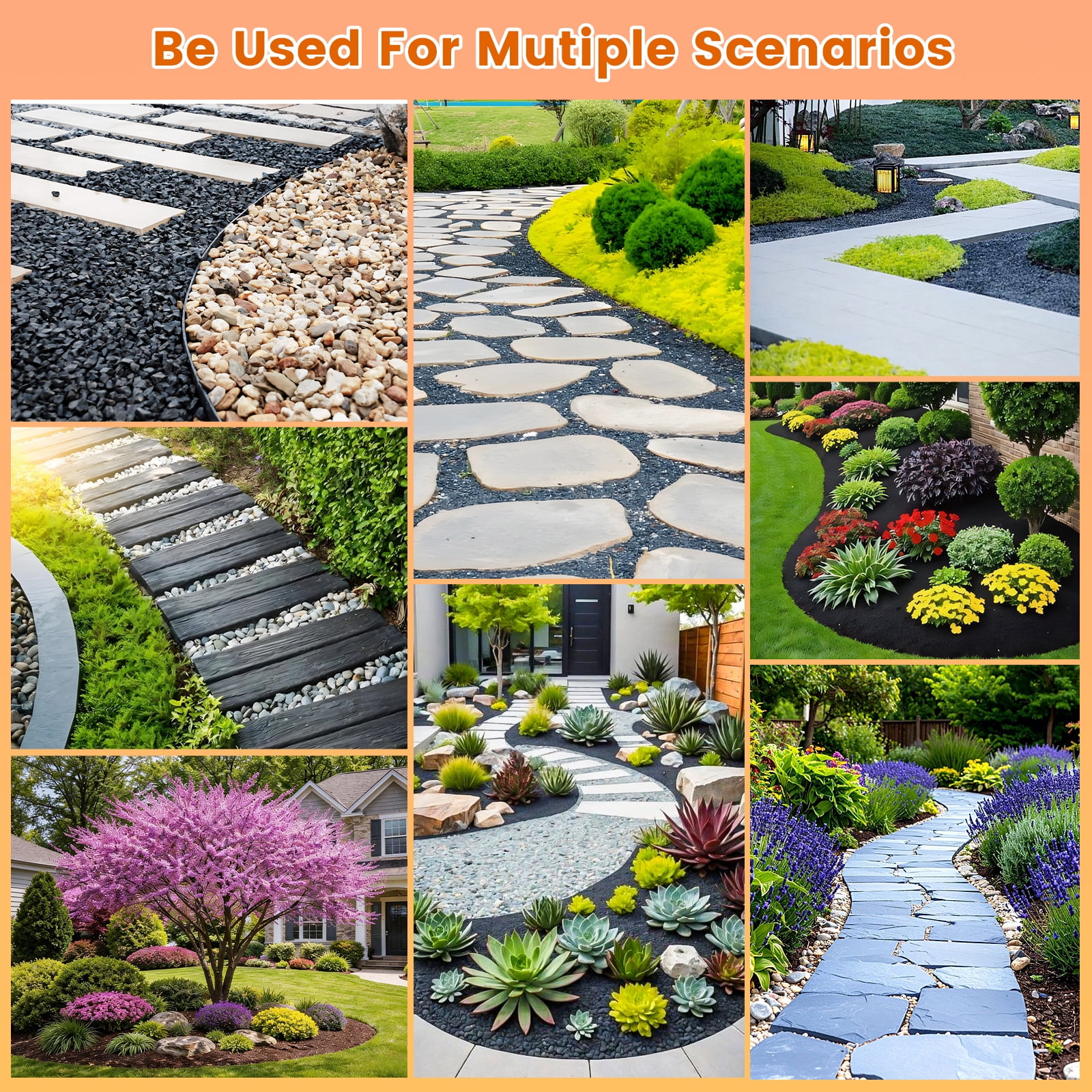 Bond Craftor Mulch Glue, 1.1 Gal Pet Friendly Non-Toxic Gravel Binder for Garden Walkways Landscaping