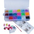 thumbnail image 1 of Rainbow Loom Trousse Bricolage Éducative Trousse de Recharge d'Élastiques Trousse de Bracelets d'Élastiques, 1 of 8