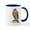 White/Navy Inside, variant on CafePress - Red Shouldered Hawk Mug - 11 oz Ceramic Mug - Novelty Coffee Tea Cup