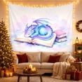 thumbnail image 3 of Sleeping Dragon on Open Book Tapestry, 3 of 7