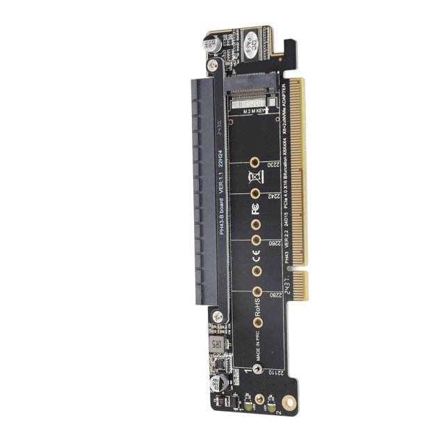 PCIE X16 Carte d'Extension, M.2 NVMex2 PCIE X16 Carte d'Extension 6 Ports PCB Supporte PCIE 4.0 pour la Maison