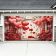 thumbnail image 6 of Valentine's Day Garage Door Banner 7X16ft Romantic Love Garage Door Banner Pink Valentine's Day Backdrop Decor for Valentine Party Anniversary, 6 of 8