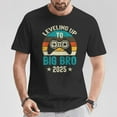 thumbnail image 2 of Leveling Up to Big Brother 2025 T-Shirt – Vintage Gamer Big Bro Shirt, Fun and Exciting Big Brother Announcement Tee, 2025 Sibling Expecting Gift Apparel, 2 of 3