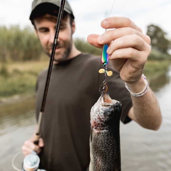 High Performance Metal Fishing for Trout - Durable Design for Freshwater and Saltwater Use 5PCS