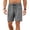 Gray, variant on Men's Athletic Shorts 8" Inseam Quick Dry Zipper Pockets Short Pants Casual Above Knee Length Summer Workout Activewear Beach Loungewear