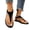Black, variant on Qingpeng Womens Faux Suede T Strap Thong Sandals Beaded Anklet Detail Comfort Flat Summer Walking Shoes for Beach Vacation