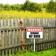 thumbnail image 3 of Kurmntregon Warning Beware Of Dog Sign With Stake Private Property Animal Yard Caution Neighborhood Farm Lawn Prop Walkway Porch Decorations,Street Business Outdoor Aluminium Décor 8x12inch, 3 of 7