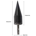thumbnail image 3 of Splitting Wood Cone Drill Bit, Wood Log Splitter Auger Splitting Screw Cone Wood Breaker Tool, 3 of 4