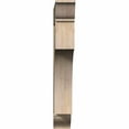 thumbnail image 4 of Ekena Millwork 6"W x 34"D x 42"H Westlake Traditional Rough Sawn Bracket, Douglas Fir, 4 of 13