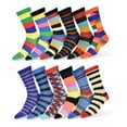 thumbnail image 1 of Robert Shweitzer Men's Fun Funky and Colorful Patterned Dress Socks with Cool and Crazy Designs -12 Pack, 1 of 3