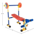 thumbnail image 3 of Hey! Play! - Juego de Banco de Pesas para niños, Gimnasio para Principiantes y Levantamiento de Pesa multicolor, 3 of 7