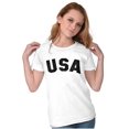 thumbnail image 4 of United States of America USA Patriot Womens Fitted Plus Size Graphic Tee Brisco Brands 3X, 4 of 6