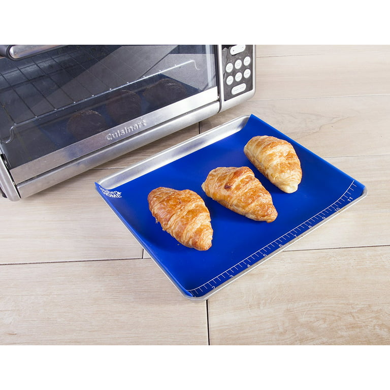 Kitchen + Home Silicone Baking Mat - Non-stick Small Silicone Mat for  Toaster