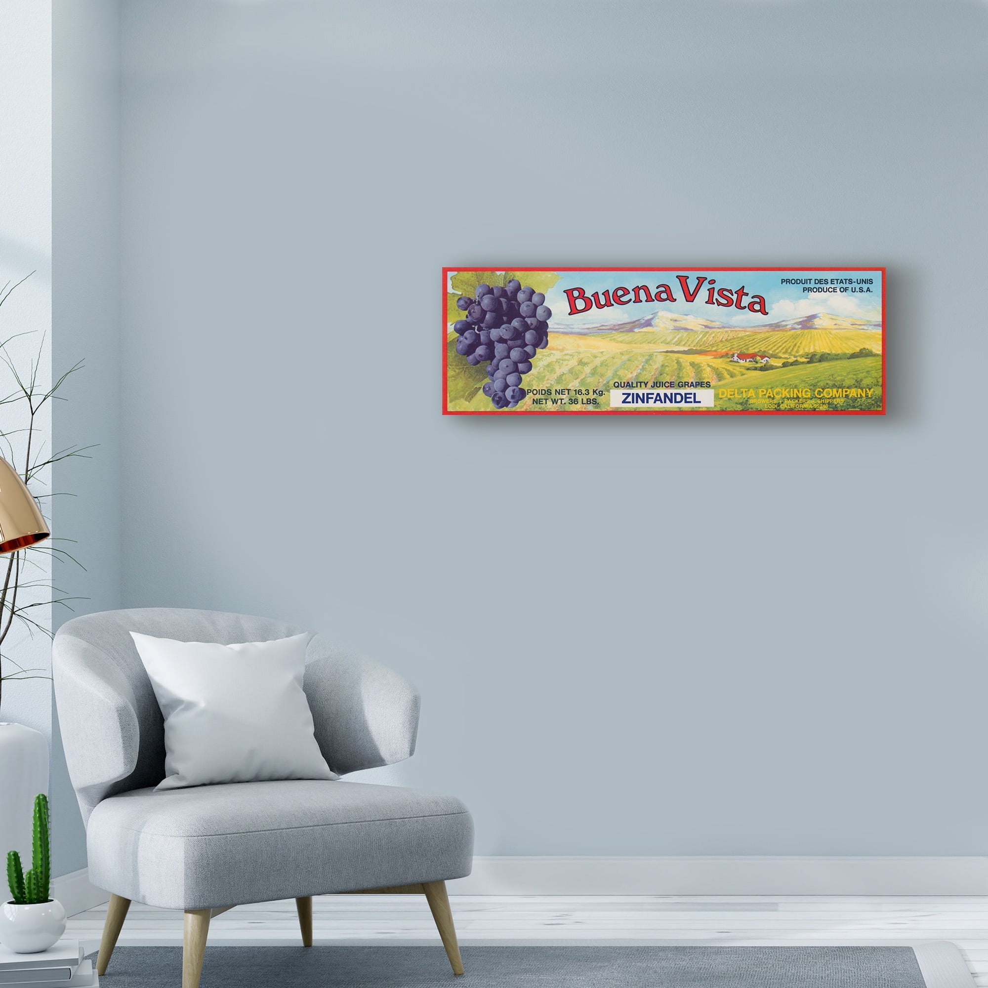 Trademark Fine Art 'Vintage Wine Label I' Canvas Art by Vision Studio