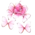 thumbnail image 3 of Adornos de Dijes de mariposa de gasa Sunnimix 10 piezas Rojo vino, 3 of 8