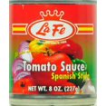 La Fe Tomato Sauce Spanish Style, 8 oz