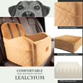 thumbnail image 4 of Asiento de coche Dog Booster Lealchum, ultrasuave, espuma viscoelástica, café, 4 of 6