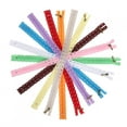 thumbnail image 4 of Dioche 10pcs 35cm Lace Zipper Nylon Zipper Mixed Color Style Button Silk Shape For, 4 of 8