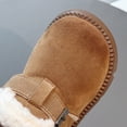 thumbnail image 7 of Linfrsh Toddler Boots Kids Work Boots Boys Girls Side Zipper Lace Up Work Boots Combat Boots for Toddler Girl Coffee,13, 7 of 7