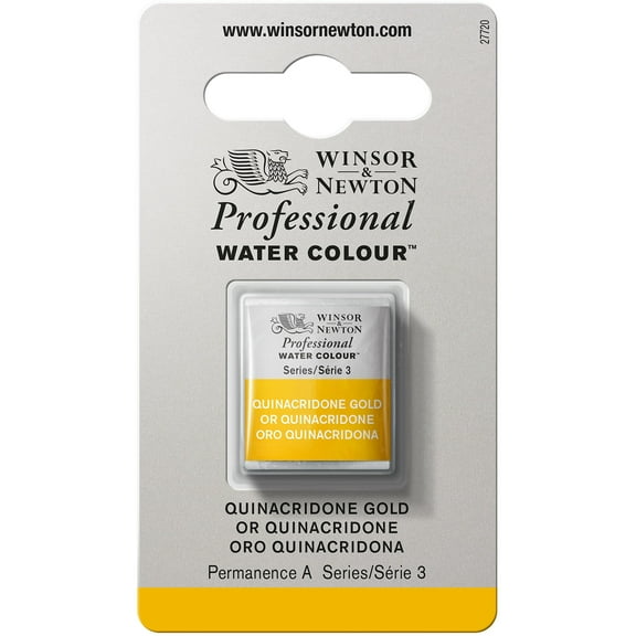 Winsor & Newton Professional Watercolor - Transparent Gold Deep, Half Pan