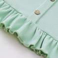 thumbnail image 5 of UAYOTSE Toddler Baby Girl T Shirt Shorts Set Bow Sleeveless Slip Ruffle Tops Matching Outfit Spring Summer Clothes,Sizes 3-4 Years, 5 of 5