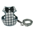 thumbnail image 2 of Dog Harness Leash Set, Pet Cat Vest Harness with Bowknot for Small Puppy Dogs, 2 of 9