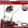 thumbnail image 1 of American Shifter  45RFE Shifter Kit Chrome 16 in. E Brake Cable Clamp Trim Kit for F1F33, 1 of 1