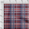 thumbnail image 1 of oneOone Georgette Viscose Fabric Madras Check Decor Fabric Printed BTY 42 Inch Wide, 1 of 3