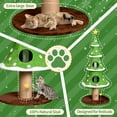 thumbnail image 5 of 59in Large Tall Christmas Tree Cat Tower - 2 Cat Houses, Soft Fleece, Teaser Toy, Sisal Scratching Post, Multi-Level Activity Center for Cats, 5 of 14