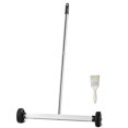thumbnail image 2 of KFFKFF Magnetic Broom with Rolling Wheels, 17" Compact Size, 10 lbs Holding Capacity, Telescopic Handle for Height Adjustment, Portable for Efficient Collection of Metal Debris like Nails & Screws, 2 of 9