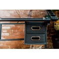 thumbnail image 4 of OneSpace Craft Station in Silver with Black Glass Drafting Table, 4 of 10