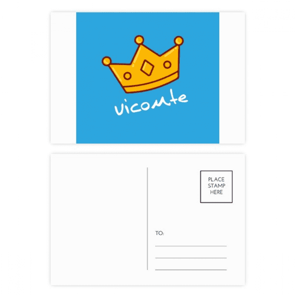 en viscount chapeau simplicity postcard set birthday mailing thanks greeting card
