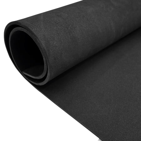 4mm Thick Black Craft Foam Sheets - 15" x 39" Large Cosplay Foam Sheet - Ultra High Density 86 kg/m³ - Pliable & Elastic for Craft Projects Costume Cosplay Foam