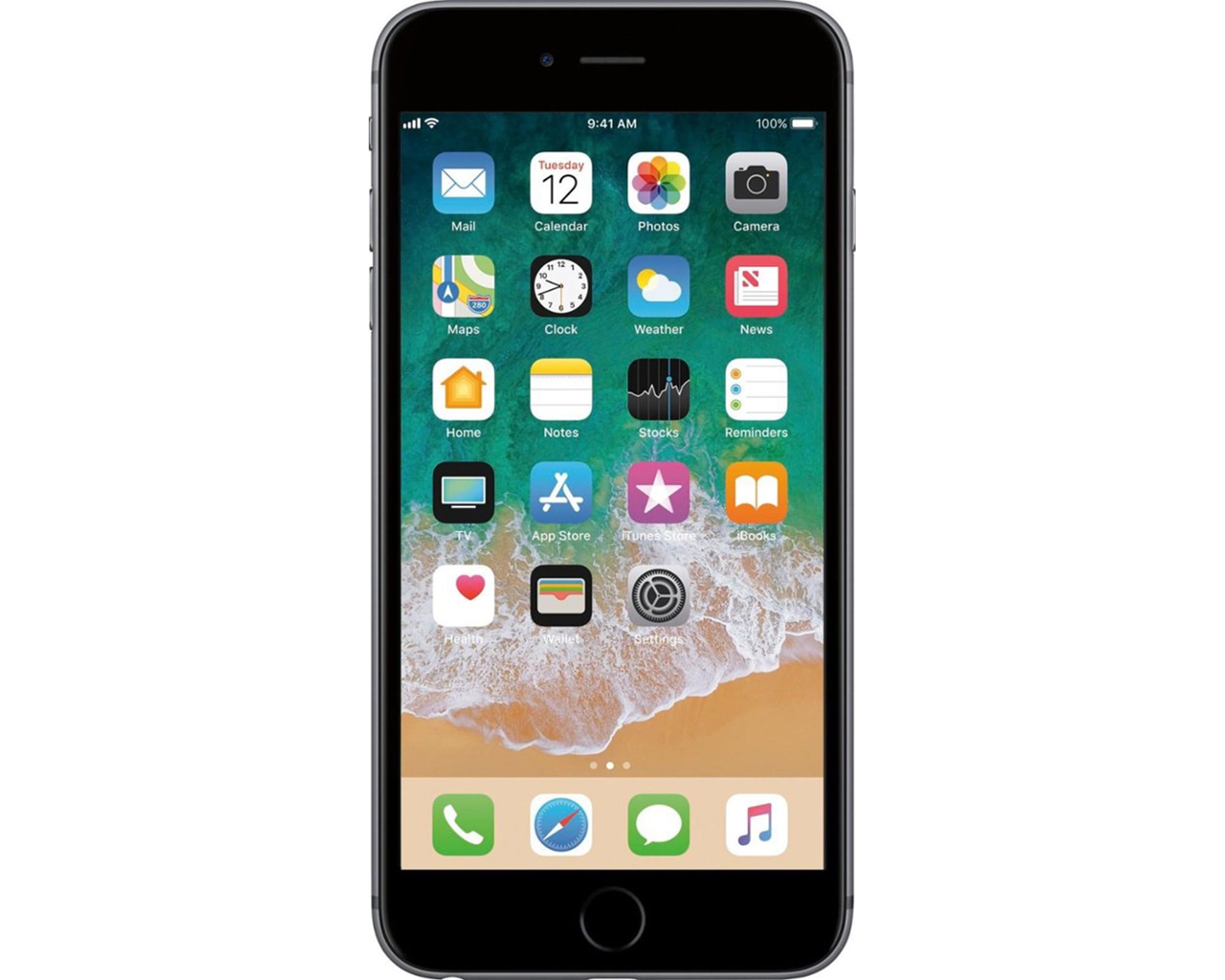 Apple Iphone 6s 64gb Lte Cdma Gsm Unlocked Excellent Refurbished Walmart Com