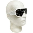 thumbnail image 5 of Macho Wrestler Sunglasses Gold and Silver Starburst on Black Lens with White Frame, 5 of 8