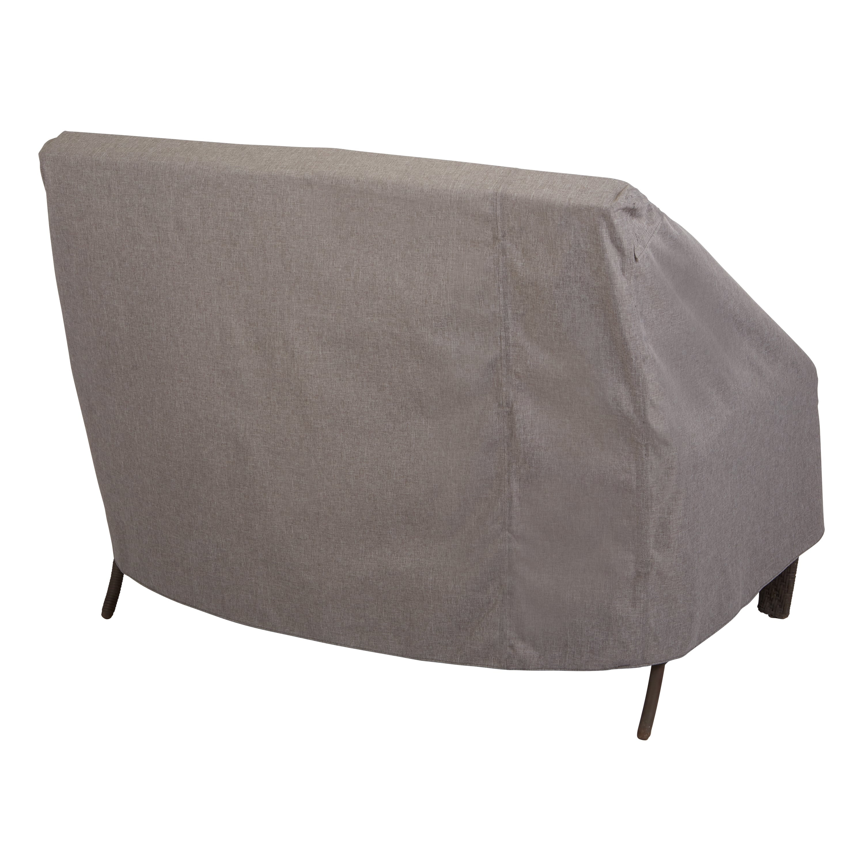 Modern Leisure Garrison Waterproof Patio Loveseat Cover, 66"L x 40"W x 39"H, Gray