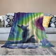 thumbnail image 2 of Nawypu  Polar Bear Blanket Artic Cute Funny Gift Throw Woven, 2 of 6