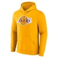 thumbnail image 2 of Men's Fanatics  Gold Los Angeles Lakers Primary Logo Pullover Hoodie, 2 of 3