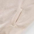 thumbnail image 6 of IYTR Men's Long Sleeve Shirt Zipper Standing Collar Pullover with Pocket Solid Color Leisure Loose Fit Spring Clothes Lightweight Shirt (Beige,XXXL), 6 of 7