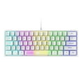 thumbnail image 2 of Teclado para juegos perfke 62 teclas negro con retroiluminación RGB, 2 of 5
